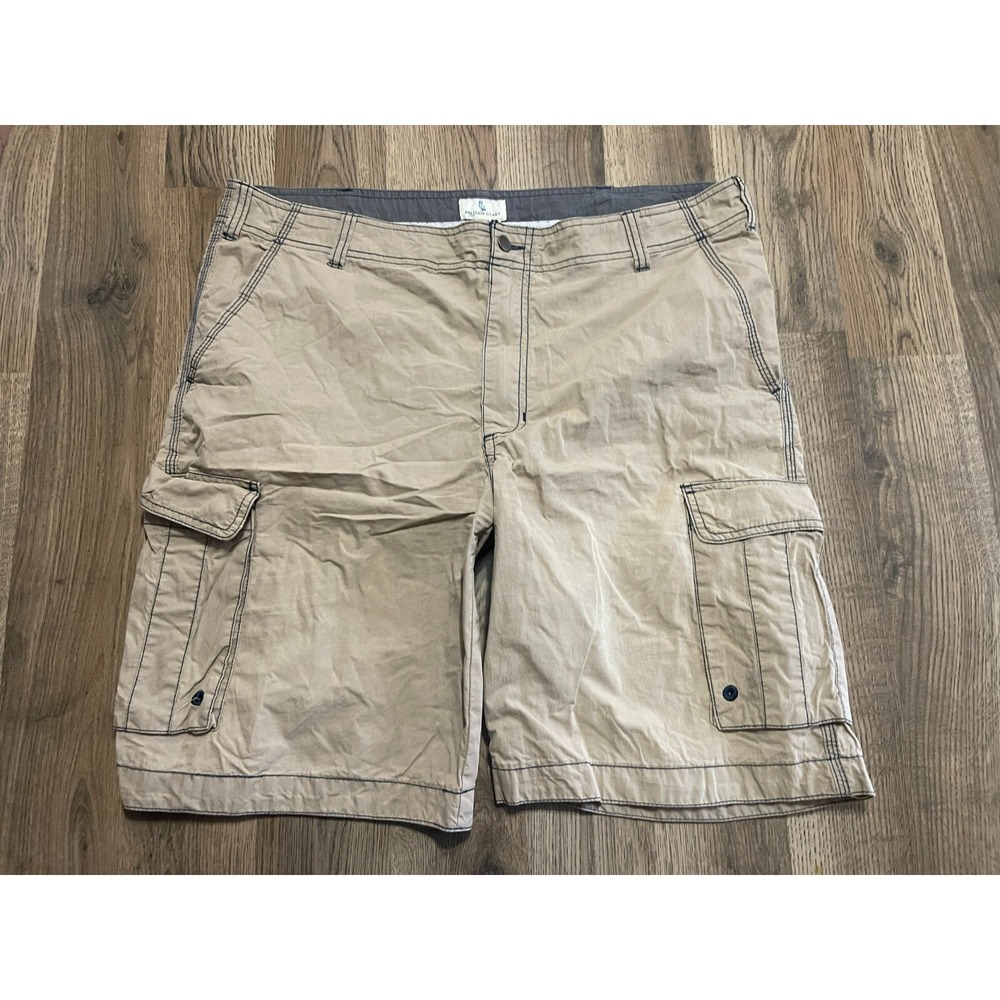 Pelican Coast Shorts, Men's Size 38, Khaki, Cargo Shorts, Pockets